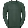 Russell - Felpa Girocollo Classica - Uomo (M) (Verde Bottiglia)