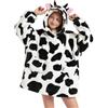 UUAISSO Felpa con Cappuccio per Ragazze Indossabile Felpa Oversize per Bambini con Tasca Abbigliamento Invernale