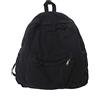 MININAI, zaino vintage in ,tela per donna e uomo, stile grunge, hippie, boho con patchwork, zaino per università, borsa da viaggio casual, nero, Zaini Daypack