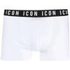 ICON underwear, (3 Pezzi Boxer Uomo Elastico Logo Icon, Parigamba IMU05, Cotone, Elastico con Logo Icon