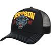 Stetson Cappellino Trucker Wild Ones Donna/Uomo - cap Berretto Baseball Mesh Snapback, con Visiera, Visiera Estate Primavera/Estate - Taglia Unica Nero