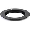 Generico Anello adattatore obiettivo, compatibile con Canon, M42 a EOS | Per Nikon AI, Sony AF, Pentax PK; anello MF in lega di alluminio, nero(M42-AI)