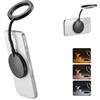 Andoer Anelli Magnetici per Selfie Luce Ruotabile a 360° per Fotocamera del Telefono con 8 Temperature di Colore