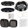 Andoer Lente filtrante magnetica 2 in 1, 52 mm, CPL, filtro a stella polarizzato, riduzione dell'abbagliamento, pieghevole (CPL)