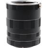Generico Tubo di prolunga macro, compatibile con Canon, EOS EF | Set 9mm 16mm 30mm, messa a fuoco manuale, metallo, nero, per ingrandimento obiettivo(M4 3)