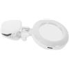 CAXUSD Luce Selfie Clip On Ricaricabile con 9 Livelli Bianco Plastico | 2700-6500k, Porta USB Type C, Luce Portatile per Creator e Registrazione Video All'aperto