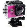 BEAZOOM Action Camera 4K 30fps 170° grandangolare 30m impermeabile (rosso)