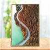 Yechiry Staffa per Cornice per Foto in Metallo e Vetro retrò in Ottone da Tavolo per Foto Verticali da 4x6 o 5x7 Pollici, Supporto per Cornice per Antica per Decorazioni per L'home Office ((Effettua