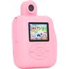 CFTGIW Fotocamera per Bambini con Stampa 2 Pollici 1080P HD Fotocamera per Selfie per Bambini 12MP per Stampa con Cartoni Animati per da 3 a 12 Anni La Blu Rende Perfetto per i