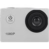 Yosoo Health Gear Telecamera Sportiva, LCD 1080P HD da 2,0 Pollici 30 M WP (SILVER)