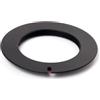 Generico Anello adattatore obiettivo, compatibile con Canon, M42 a EOS | Per Nikon AI, Sony AF, Pentax PK; anello MF in lega di alluminio, nero(M42-AF)
