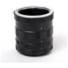 Generico Tubo di prolunga macro, compatibile con Canon, EOS EF | Set 9mm 16mm 30mm, messa a fuoco manuale, metallo, nero, per ingrandimento obiettivo(EOS)