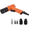 FITEGBAPY Rivettatore pneumatico, acciaio legato per fissaggi metallici, auto (stile americano)