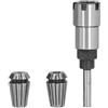 Yinhing Asta di Prolunga per Punta del Router Kit di Pinze ER16 Accessori per Fresa in Acciaio Al Carbonio con Chiave e 2 Mandrini da 3,5 Mm 6,5 Mm per Rifilatura e Fresatura del Legno
