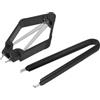 COHEALI 2 Pezzi Estrattore di Chip Ic, Estrattore per Circuiti Stampati in Acciaio Inox e Plastica, Nero, 10x5,5x1,4cm, per Chip Dip e Motherboard