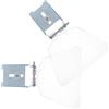 TOPBATHY 2pezzi Copertura di Sicurezza Trasparente per Smerigliatrice da Banco Protezione Oculare Antispruzzo Gruppo Protezione Oculare da Banco Accessorio Protettivo per Utensili