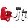 Master Lock 3895DAT - Blocco accoppiatore, blocco ricevitore e chiusura a chiavistello, 3 componenti con chiave unica