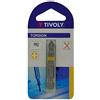 TIVOLY 11520820100 - Punte per avvitatore a torsione per viti Philips Ph1, lunghezza 50 mm