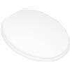 Jacob delafon Seduta in polipropilene, discesa progressiva e cerniere in plastica, compatibile con indori della collezione Huno. Colore bianco.