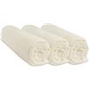 Easy dort Set di 3 lenzuola 50 x 100 cm, culla vintage 50 x 100 | 100% cotone | Ecrudo | Allungabile & Traspirante | Sonno sano | Marchio Easy Dort | Certificato Oeko-Tex | Qualità | Prodotto in Europa