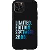 Limited Edition September 2008 Legendary Custodia per iPhone 11 Pro Settembre 2008 Anno 2008 Retro 2008 Vintage Edizione Limitata