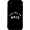 Whyitsme Design Custodia per iPhone XS Max Half Marathon Half è meglio di nessuna 13.1