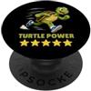 Fast Enough Tortoise Tartaruga in esecuzione 5 stelle PopSockets PopGrip Adesivo