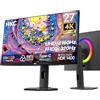 HKC Monitor Gaming Mini LED 27 Pollici, UHD 160Hz/FHD 320Hz, USB-C 90 W