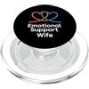 Emotional Support Wife Do Not Pet Gifts Moglie di supporto emotivo PopSockets PopGrip per MagSafe