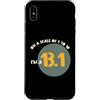 Whyitsme Design Custodia per iPhone XS Max Divertente mezza maratona corridore umorismo, esecuzione Detto