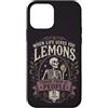 Halloween Lemon Bones Custodia per iPhone 12 mini Citazione del sarcasmo di limone scheletro gotico atmosfera umoristica oscura