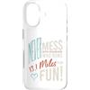 Whyitsme Design Custodia per iPhone 17 Divertente mezza maratona corridore umorismo