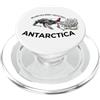 Antarctica Gift Shop Divertente aereo da sci Antarctica Willy Field Skiway Chili Power PopSockets PopGrip per MagSafe