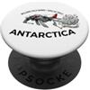 Antarctica Gift Shop Divertente aereo da sci Antarctica Willy Field Skiway Chili Power PopSockets PopGrip Adesivo