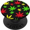 Weed Lovers Marijuana Cannabis Smoker Fu Divertente erbaccia Fumatore Foglia Pianta Marijuana Cannabis Uomini Donne PopSockets PopGrip Adesivo