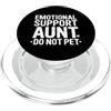 Emotional Support Aunt Do Not Pet Gifts Zia Supporto Emotivo PopSockets PopGrip per MagSafe