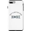 Whyitsme Design Custodia per iPhone 7 Plus/8 Plus Half Marathon Half è meglio di nessuna 13.1