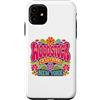 Utopia Sport New York Shop Custodia per iPhone 11 Stampa Woodstock Catskills New York Groovy Shamrock