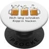 Bierfreunde Küsten Seemöwen Spruch Nich Lang Schnaken Kopp In Collo Birra Gabbiani PopSockets PopGrip Adesivo