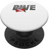 Tauchausrüstung und Taucher Geschenke Dive! - Bandiera subacquea con squalo PopSockets PopGrip Adesivo