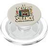 Funny Guitar Music designs Amplificatore Chitarrista Amante della Musica Umorismo PopSockets PopGrip per MagSafe