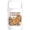 Cute Sewing Cat Funny Quilting Craft Lov Custodia per iPhone 17 Pro Max Design vintage per amanti del cucito, trapuntatura, per amanti del fai da te