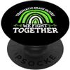 Brain Injury Awareness Mental Health Shi Consapevolezza delle lesioni cerebrali Supporto per la salute mentale PopSockets PopGrip Adesivo