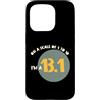 Whyitsme Design Custodia per iPhone 15 Pro Divertente mezza maratona corridore umorismo, esecuzione Detto