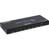 Inline Splitter HDMI 1x4, 4K 60 Hz, HDMI 2.0b, HDCP 2.2 | Segnale HDMI a 4 display, 4K 60Hz, 18Gb/s, gestione EDID, HDMI 2.0b, alloggiamento in metallo