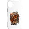 Epic Fantasy Artworks T-rex Collection Custodia per iPhone 16 Plus Opere d'arte Epic Sci Fi Fire T-rex e Space Adventurer