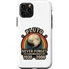 Lakelandwholesale1 Shirt Company Custodia per iPhone 11 Pro Plutone Never Forget 1930 2006 Retro Astronomia Grafica