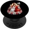 Catholic Core Catholiccore Aesthetic Got Gesù Cristo Coquette Cristiano Pasqua Colomba Cuore Corona Rosa PopSockets PopGrip Adesivo