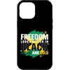 Jamaica Independence 1962 Proud Jamaican Custodia per iPhone 12 Pro Max La libertà sembra migliore nell'orgoglio giamaicano nero, verde e oro
