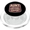 Emotional Support Aunt Do Not Pet Gifts Zia Supporto Emotivo PopSockets PopGrip per MagSafe
